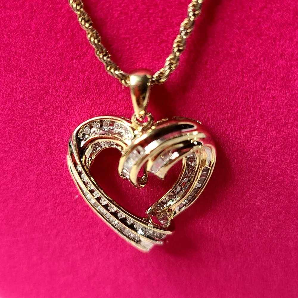 Danecraft Diamond Heart Necklace